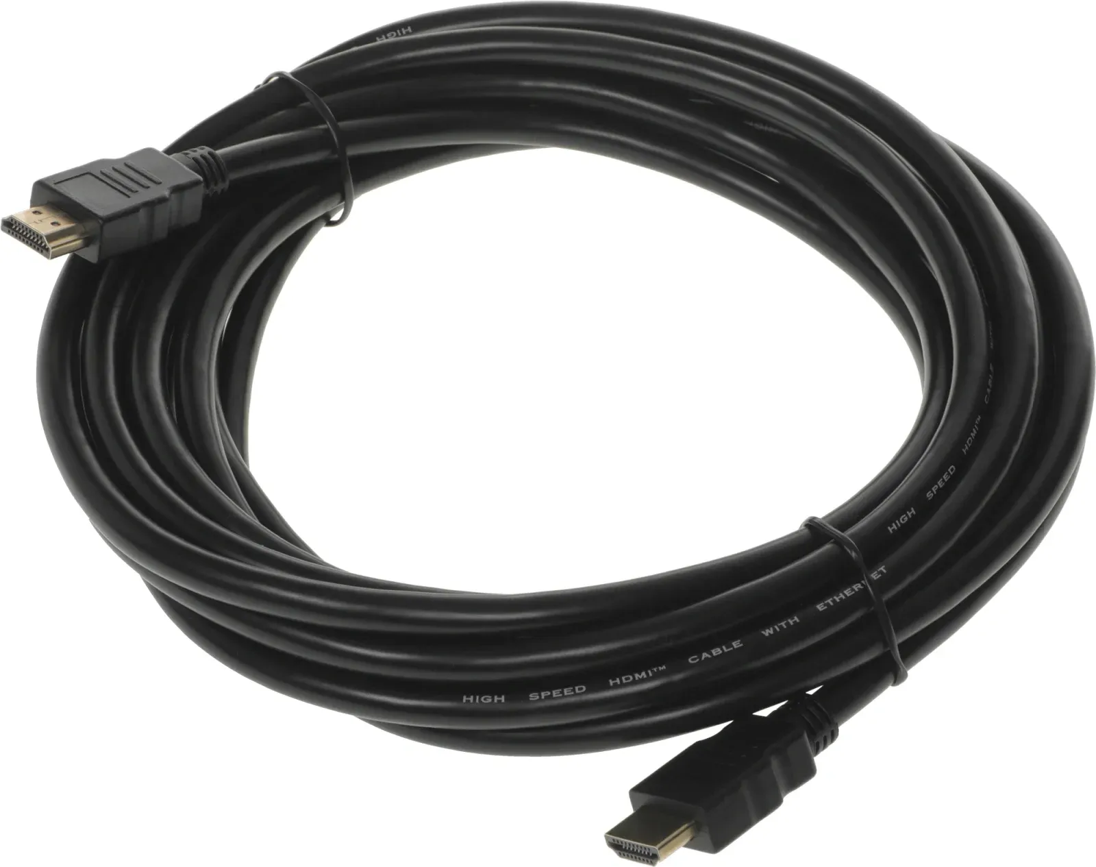 Кабель аудио-видео Cactus CS-HDMI.1.4-5 HDMI m/HDMI m 5м. позолоч.конт. черный - фото 4