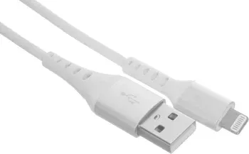 Кабель Cactus CS-LG.USB.A-1 USB m-Lightning m 1м белый блистер - фото 8