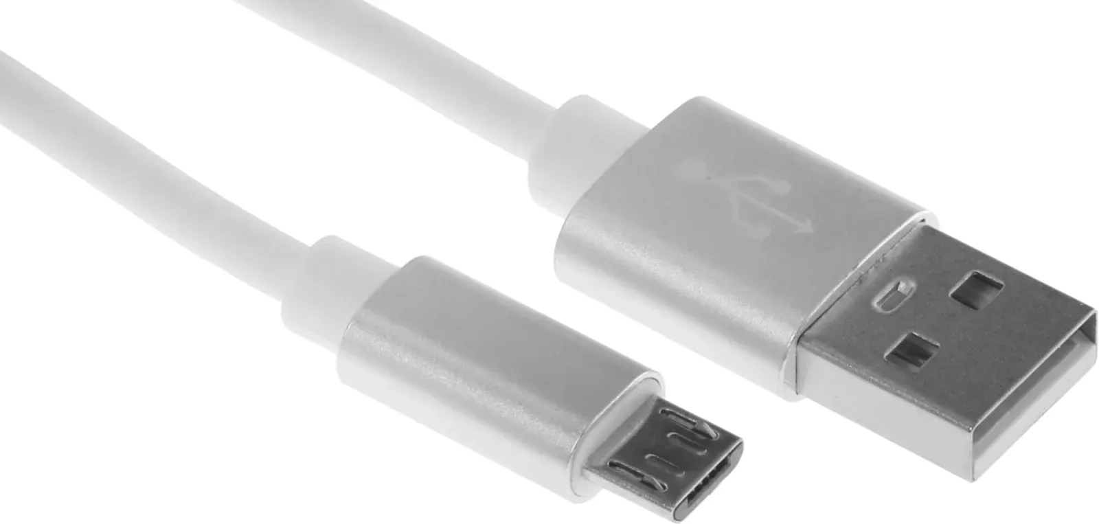 Кабель Cactus CS-USB.A.USB.MICRO-1 USB m-micro USB m 1м белый блистер - фото 4