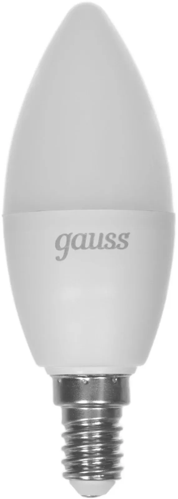 Лампа светодиодная Gauss 103101406 6Вт цок.:E14 свеча 220B св.свеч.RGB упак.:1шт - фото 2