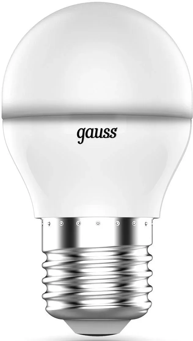 Лампа светодиодная Gauss 105102406 6Вт цок.:G45 шар 175B св.свеч.RGB упак.:1шт - фото 3