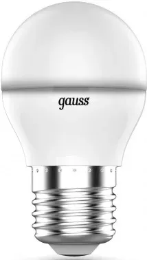 Лампа светодиодная Gauss 105102406 6Вт цок.:G45 шар 175B св.свеч.RGB упак.:1шт - фото 8