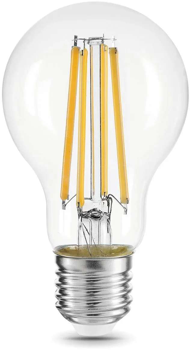 Лампа светодиодная Gauss Filament 102902115 15Вт цок.:E27 груша 220B св.свеч.бел.теп. упак.:1шт - фото 5