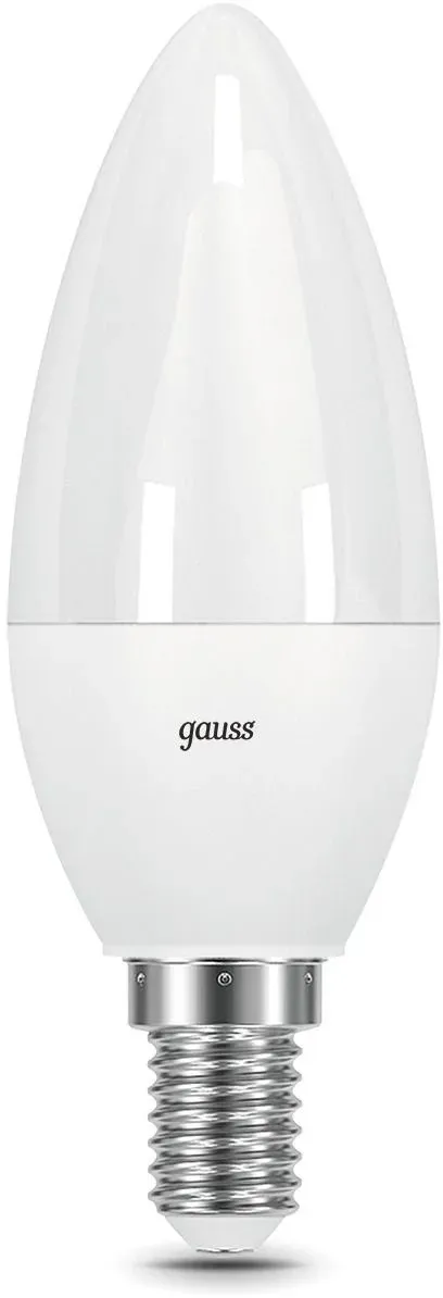 Лампа светодиодная Gauss 103101307-D 7Вт цок.:E14 свеча 150B св.свеч.бел.хол. упак.:1шт - фото 7
