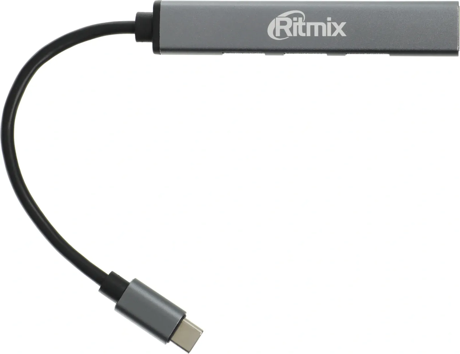Разветвитель USB 3.0 Ritmix CR-4401 4порт. серый 80001491 - фото 5