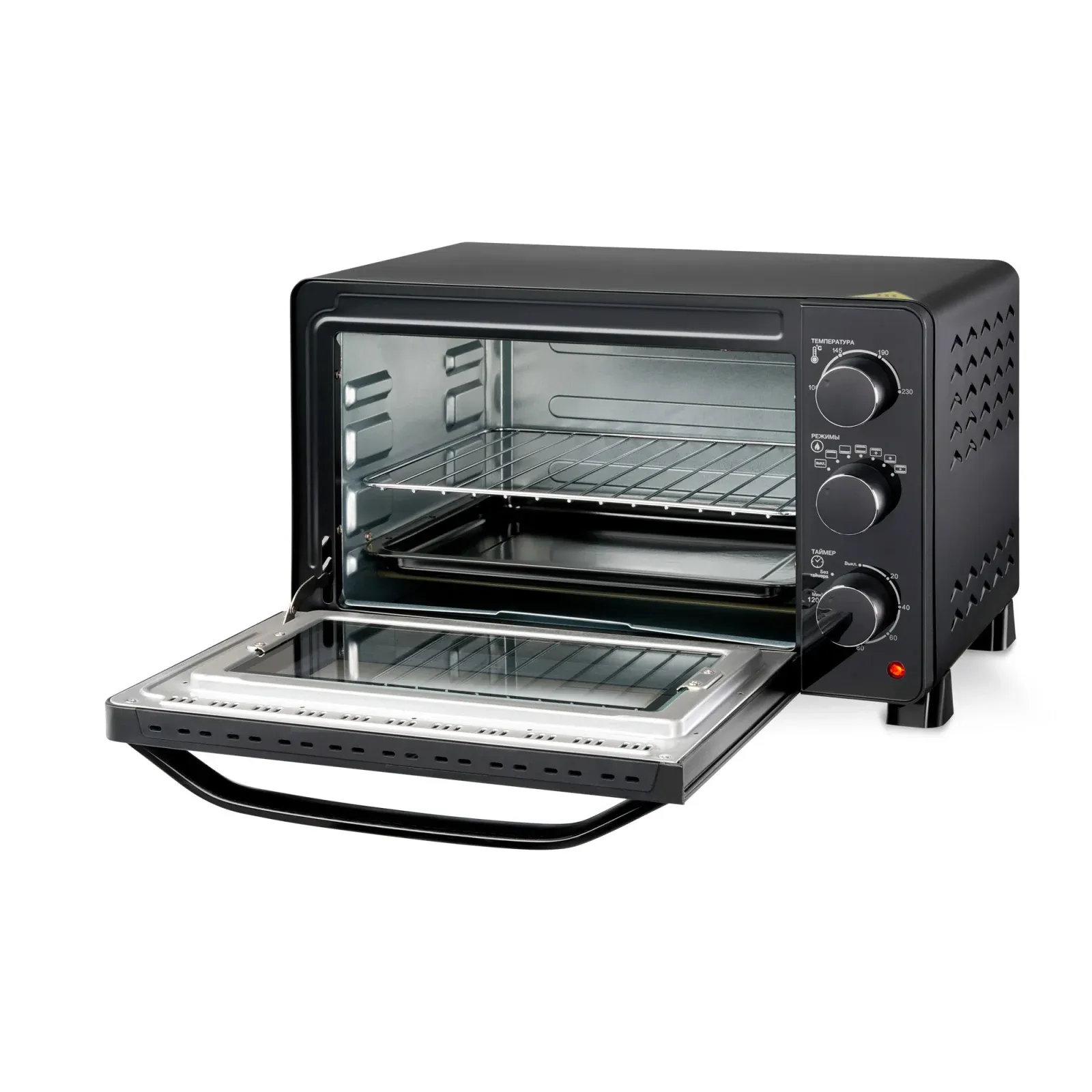 Мини-печь Hyundai MIO-HY080 23л. 1500Вт черный, 23 л - фото 5