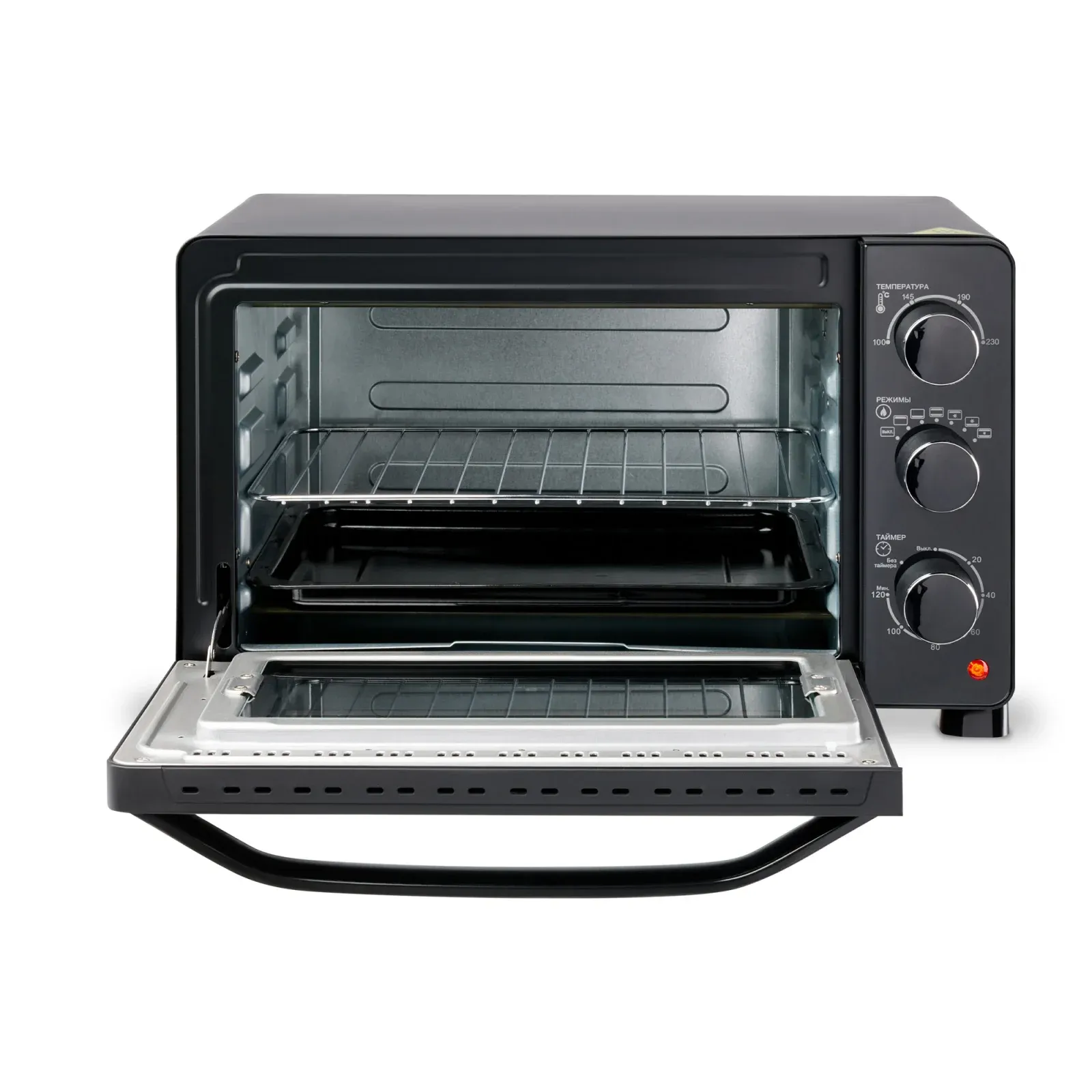 Мини-печь Hyundai MIO-HY080 23л. 1500Вт черный, 23 л - фото 7