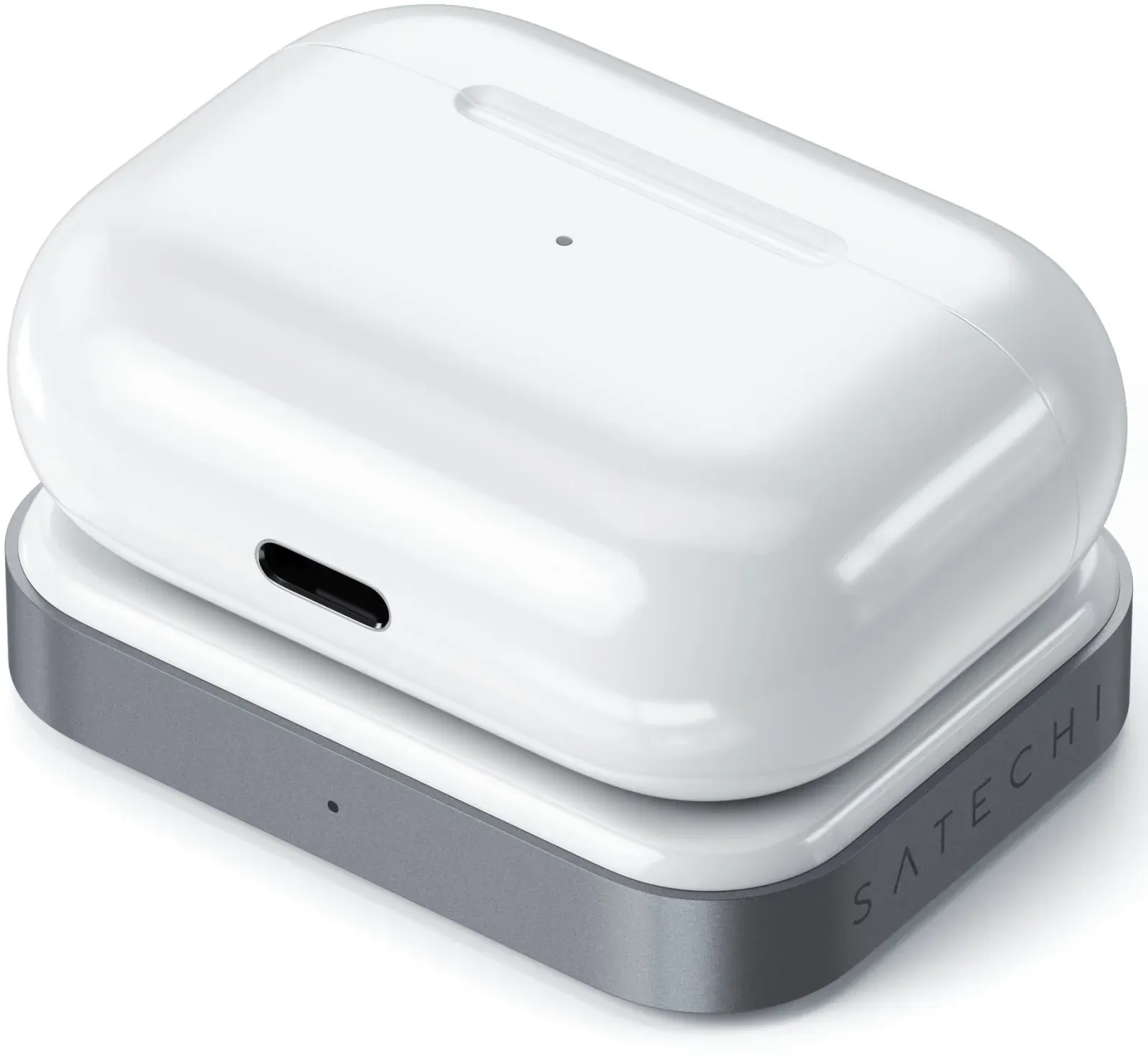 Беспроводное зар./устр. Satechi 5W USB-C для Apple белый ST-TCWCDM