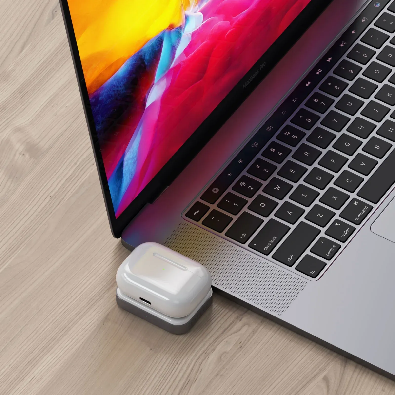 Беспроводное зар./устр. Satechi 5W USB-C для Apple белый ST-TCWCDM - фото 2