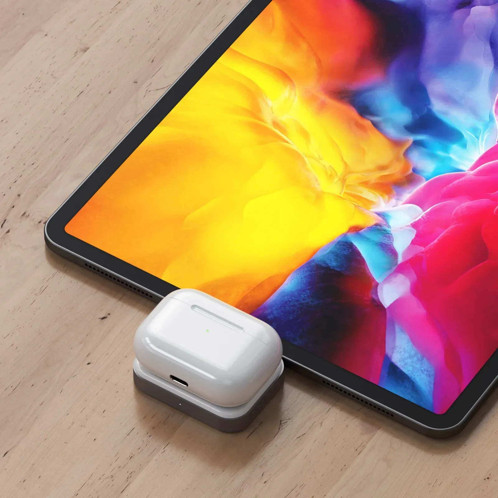 Беспроводное зар./устр. Satechi 5W USB-C для Apple белый ST-TCWCDM - фото 3