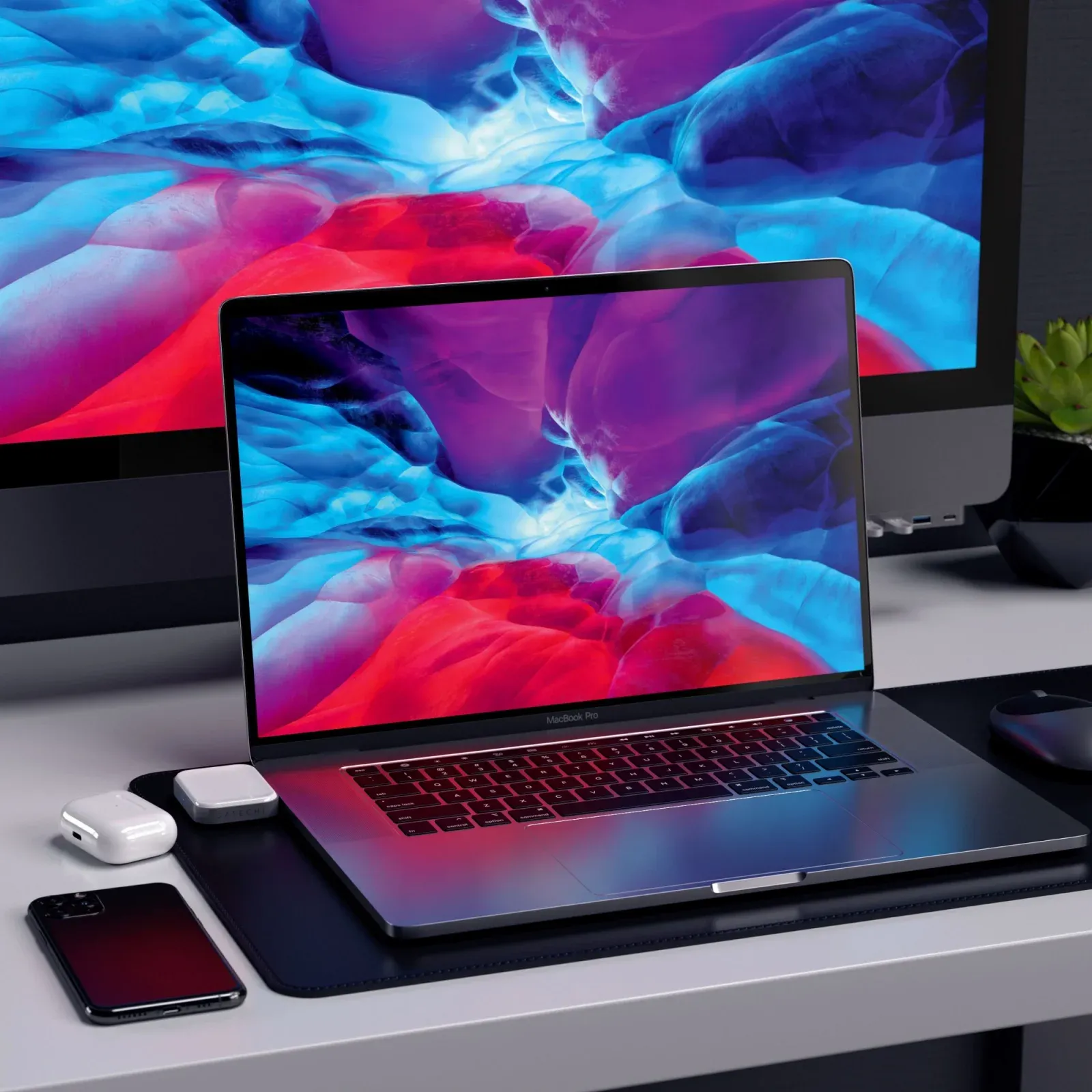 Беспроводное зар./устр. Satechi 5W USB-C для Apple белый ST-TCWCDM - фото 4