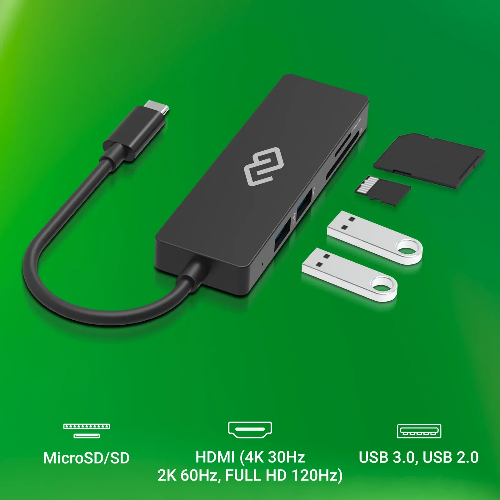 Стыковочная станция Digma DS-920, серый - фото 7