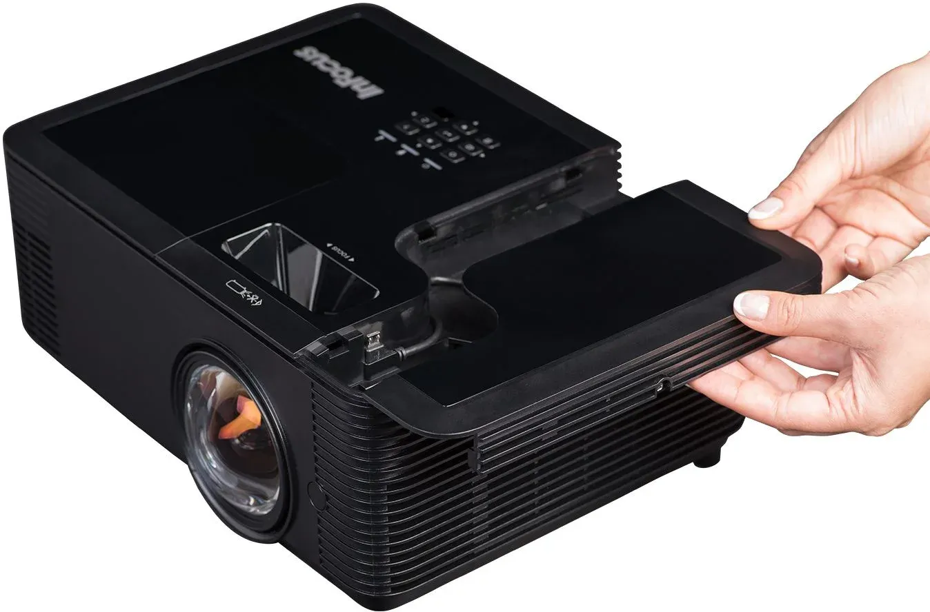 Проектор Infocus IN136ST DLP 4000Lm 1280x800 28500:1 ресурс лампы:8000часов 1xUSB typeA 3xHDMI 3.2кг, черный - фото 3