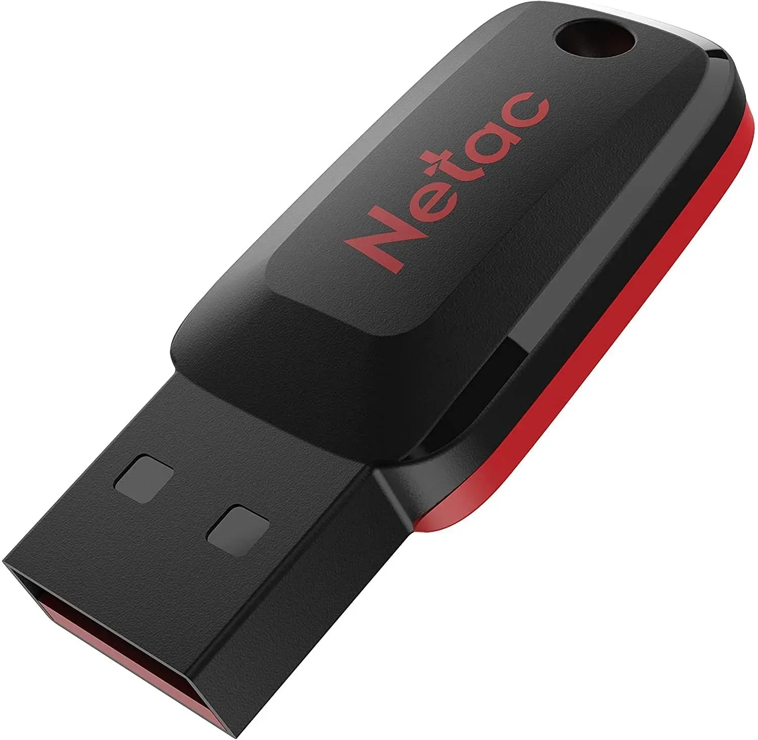 Флеш Диск Netac 8Gb U197 NT03U197N-008G-20BK USB2.0 черный/красный, 8 ГБ - фото 3