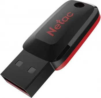 Флеш Диск Netac 128Gb U197 NT03U197N-128G-20BK USB2.0 черный/красный, 128 ГБ - фото 4