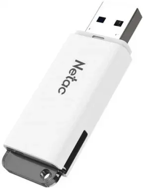 Флеш Диск Netac 32Gb U185 NT03U185N-032G-20WH USB2.0 белый, 32 ГБ - фото 6
