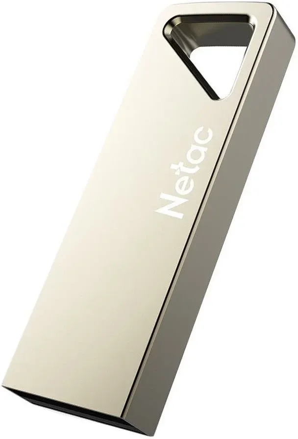 Флеш Диск Netac 32Gb U326 NT03U326N-032G-20PN USB2.0 серебристый, 32 ГБ - фото 1
