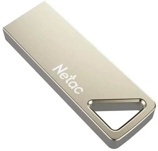 Флеш Диск Netac 32Gb U326 NT03U326N-032G-20PN USB2.0 серебристый, 32 ГБ - фото 2