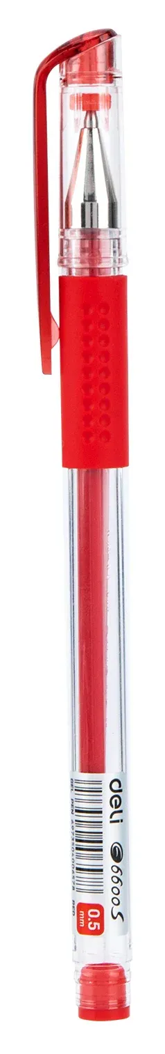 Гелевые ручки DELI E6600SRed - фото 3