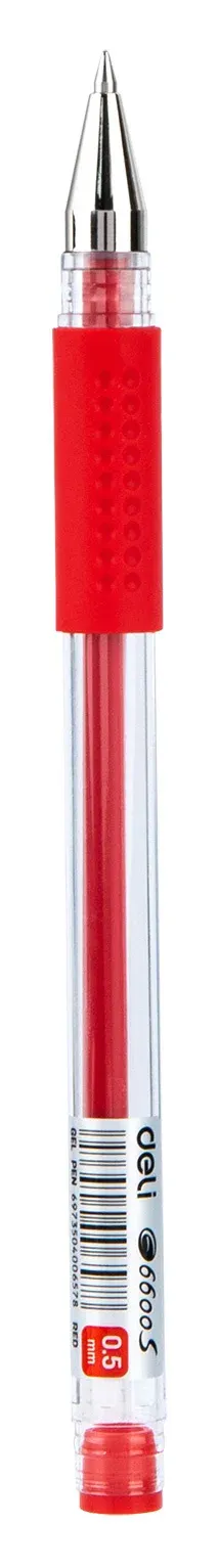Гелевые ручки DELI E6600SRed - фото 4