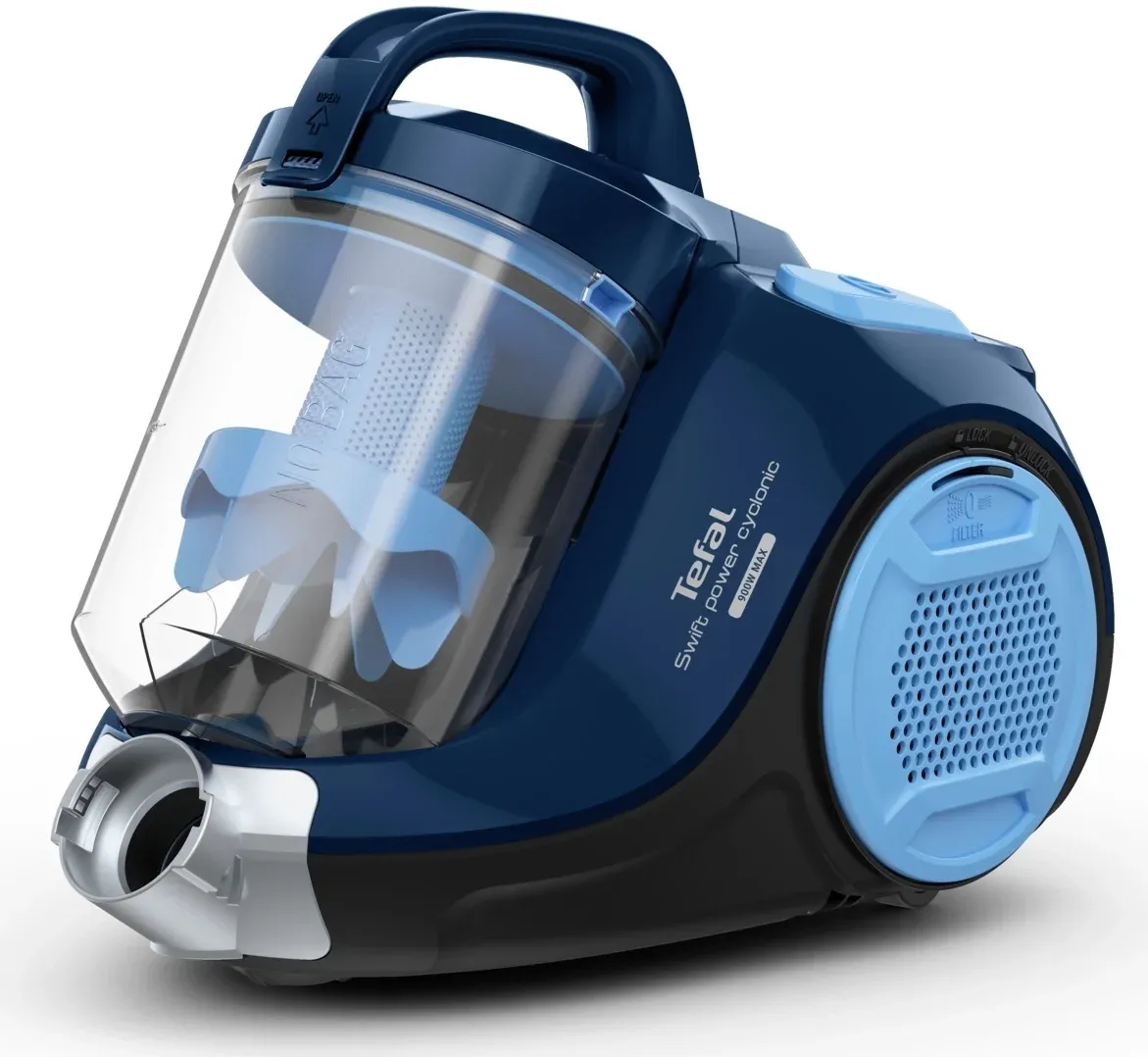 Пылесос Tefal TW2971EA 2100Вт синий/черный - фото 1