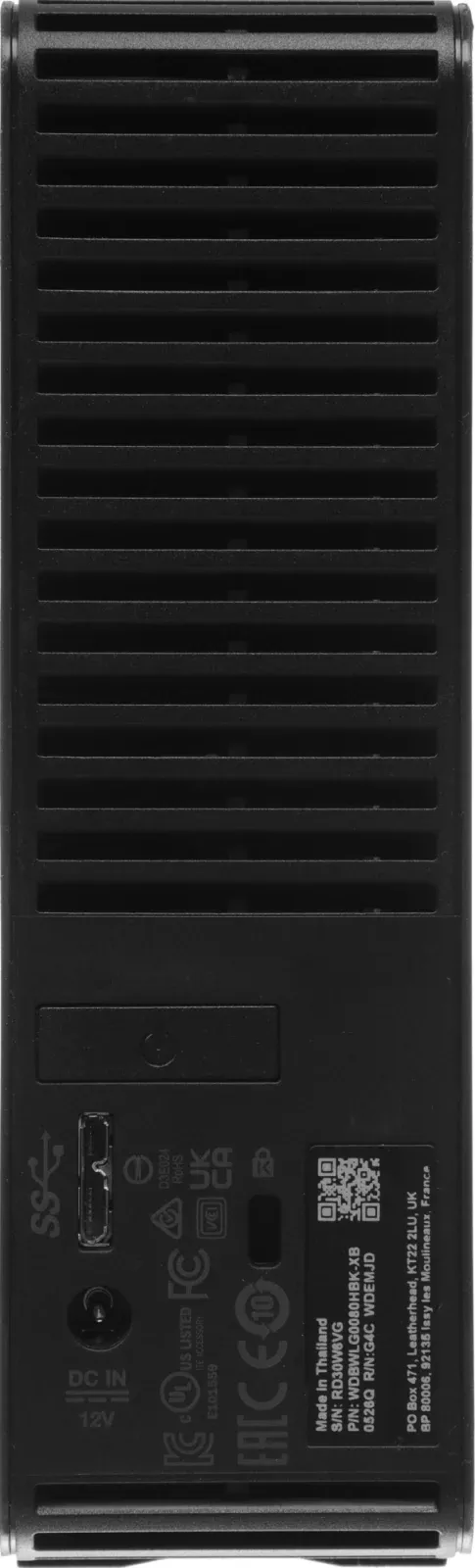 Жесткий диск WD USB3.0 8TB WDBWLG0080HBK-EESN Elements Desktop 3.5 черный - фото 8
