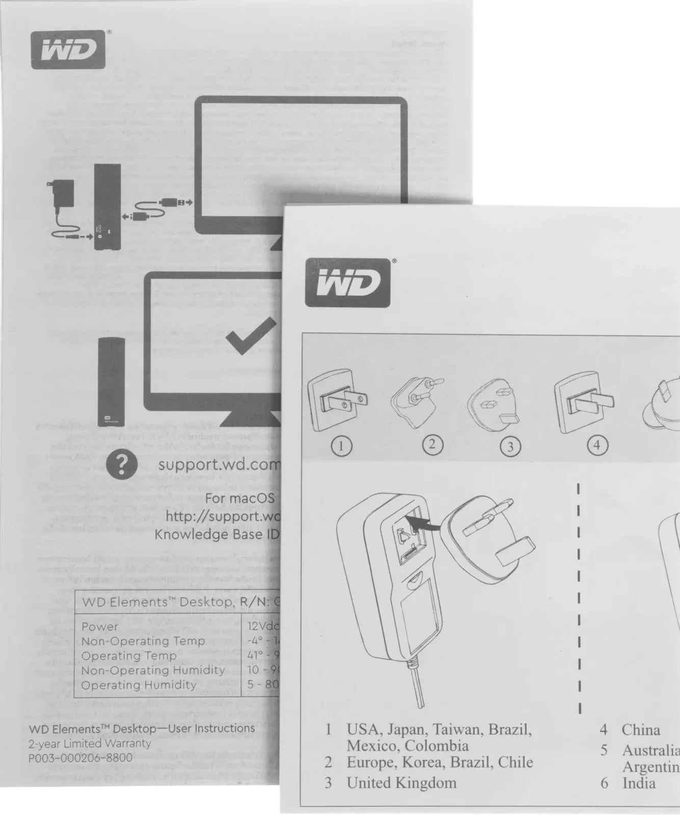 Жесткий диск WD USB3.0 18TB WDBWLG0180HBK-EESN Elements Desktop 3.5 черный - фото 4