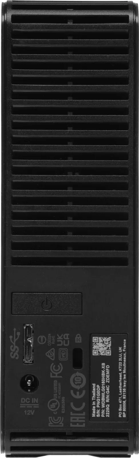 Жесткий диск WD USB3.0 18TB WDBWLG0180HBK-EESN Elements Desktop 3.5 черный - фото 5