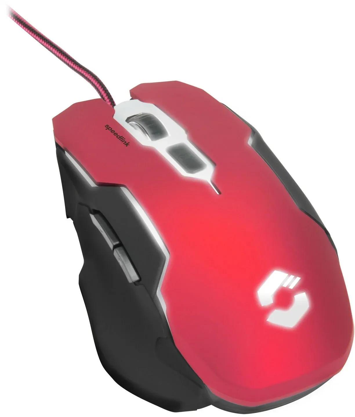 Мышь Speedlink Contus Gaming красный/черный оптическая 3200dpi USB 5but SP9 - фото 3