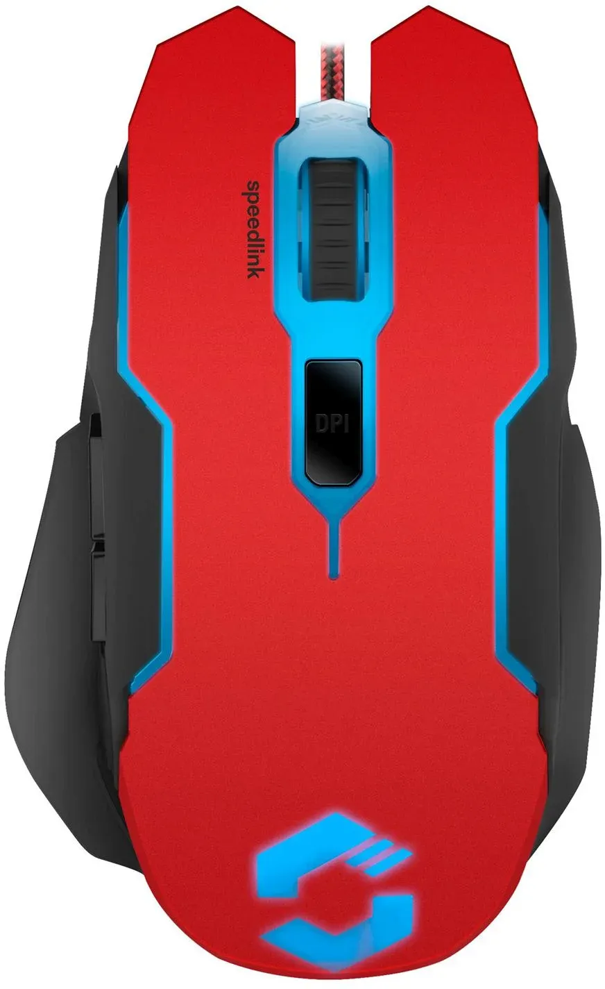 Мышь Speedlink Contus Gaming красный/черный оптическая 3200dpi USB 5but SP9 - фото 5