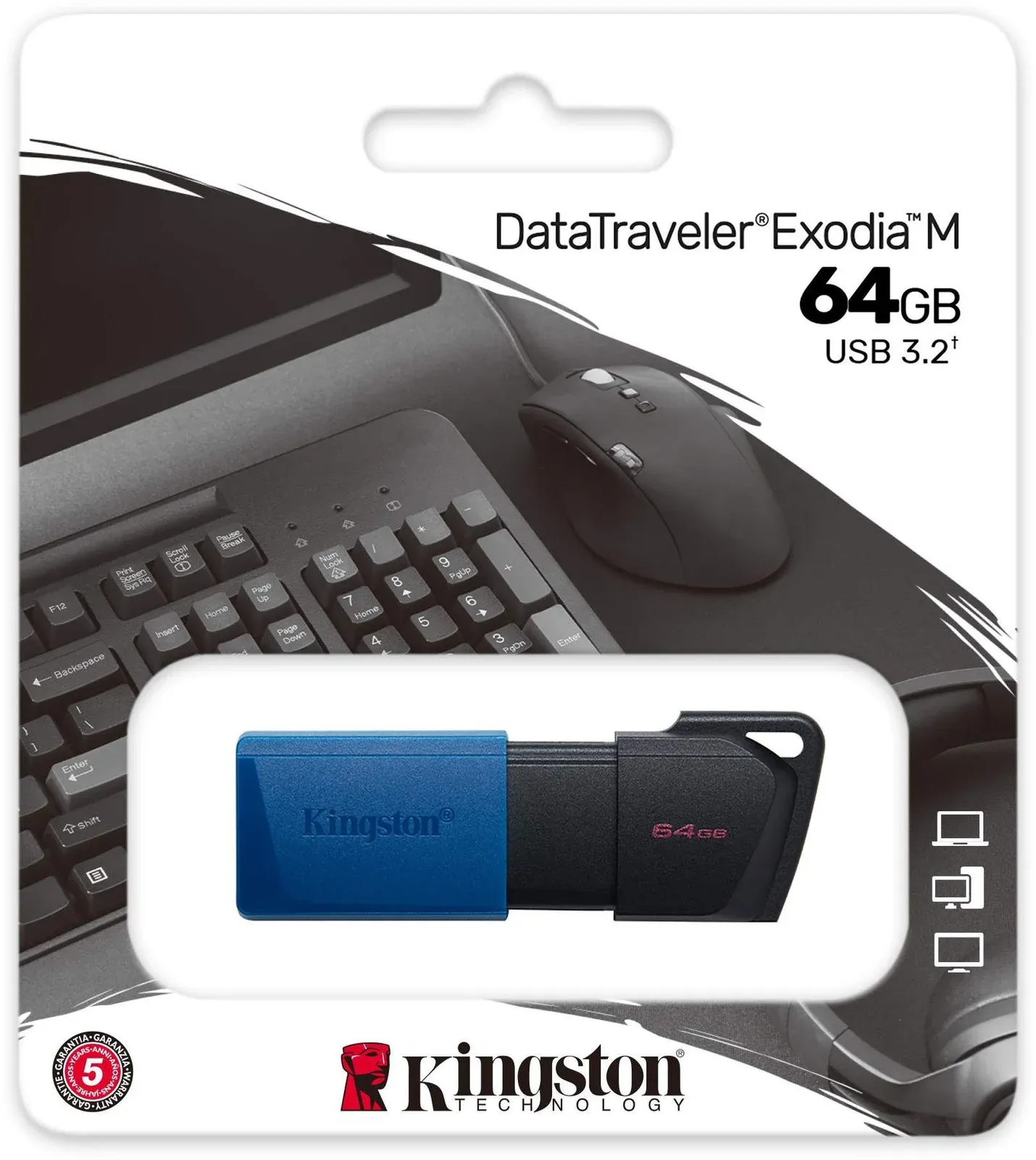 Flash Disk KINGSTON EXODIA M - фото 2