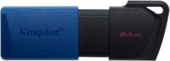 Флеш Диск Kingston 64Gb DataTraveler Exodia M DTXM/64GB USB3.0 черный/синий, 64 ГБ - фото 6