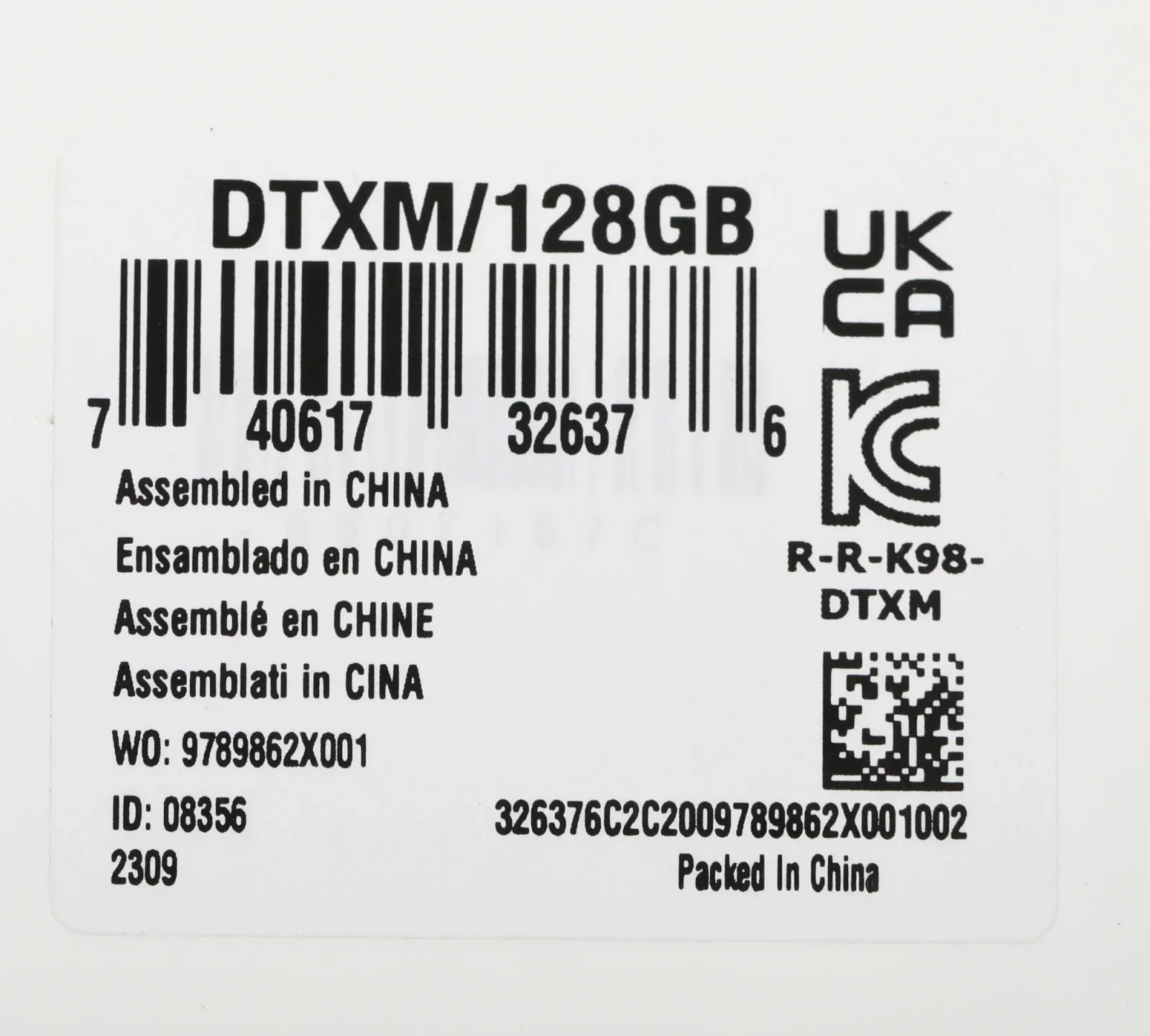 Флеш Диск Kingston 128GB DataTraveler Exodia M DTXM/128GB USB3.2 черный/красный, 128 ГБ - фото 5