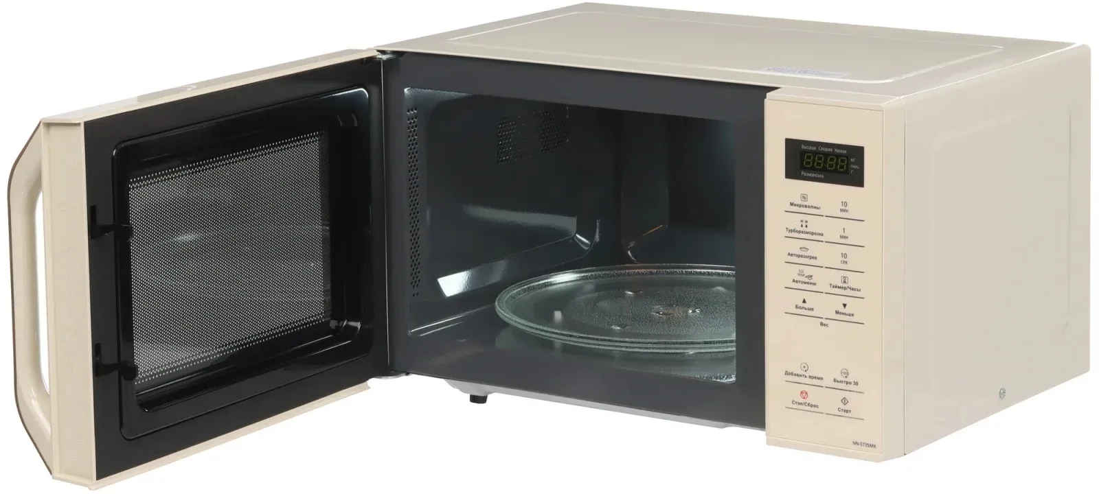 Микроволновая Печь Panasonic NN-ST35MKZPE 25л. 800Вт бежевый, 25 л - фото 6