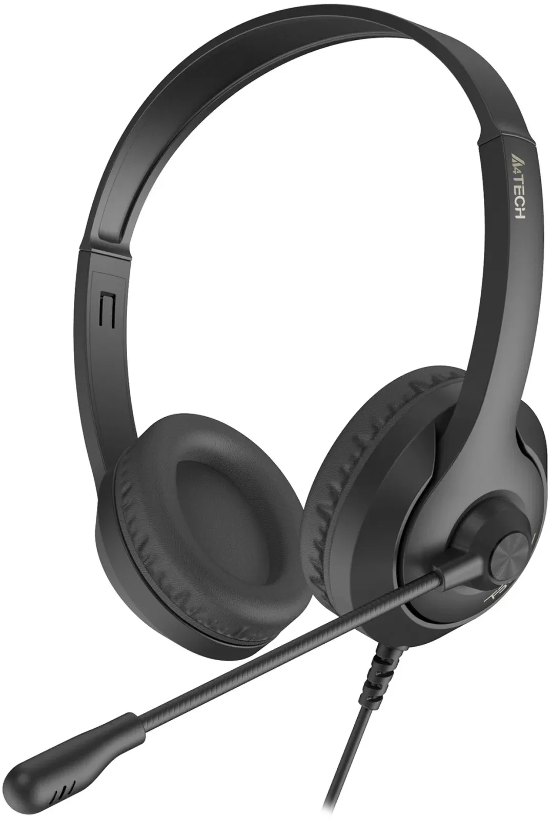 Гарнитуры наушники с микрофоном A4TECH Fstyler FH100U черный - фото 1