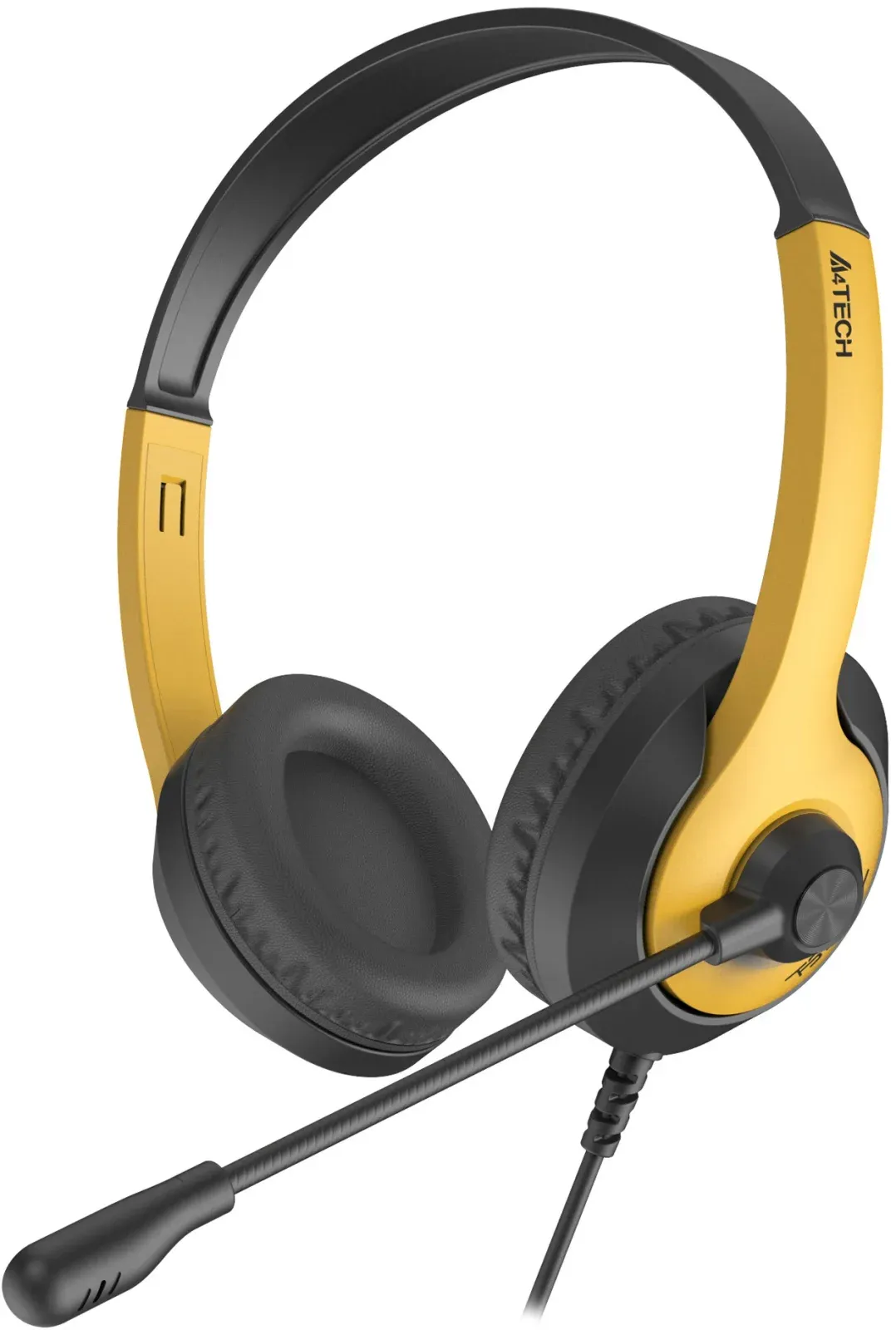 Гарнитуры наушники с микрофоном A4TECH Fstyler FH100U желтый - фото 1