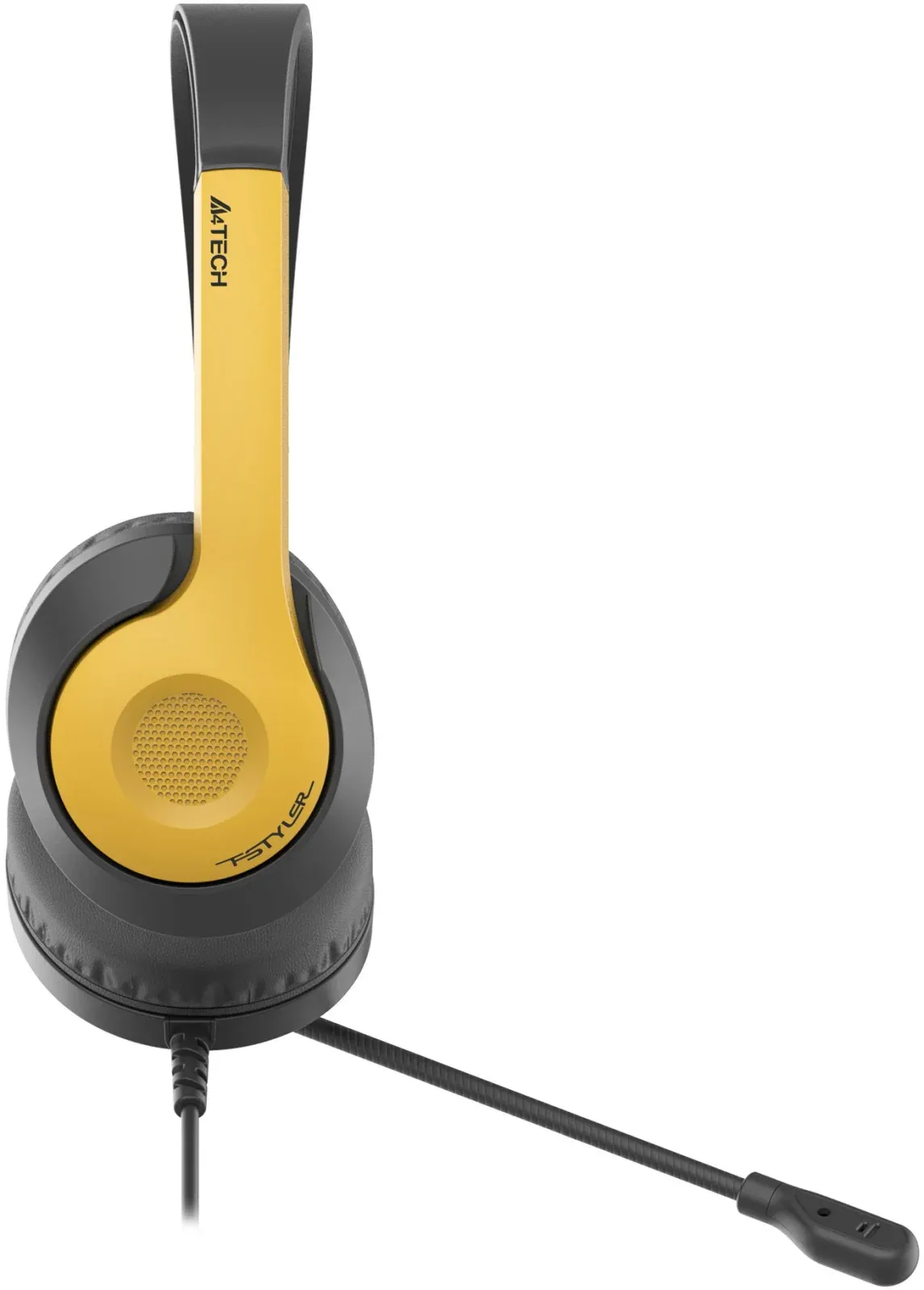 Гарнитуры наушники с микрофоном A4TECH Fstyler FH100U желтый - фото 3