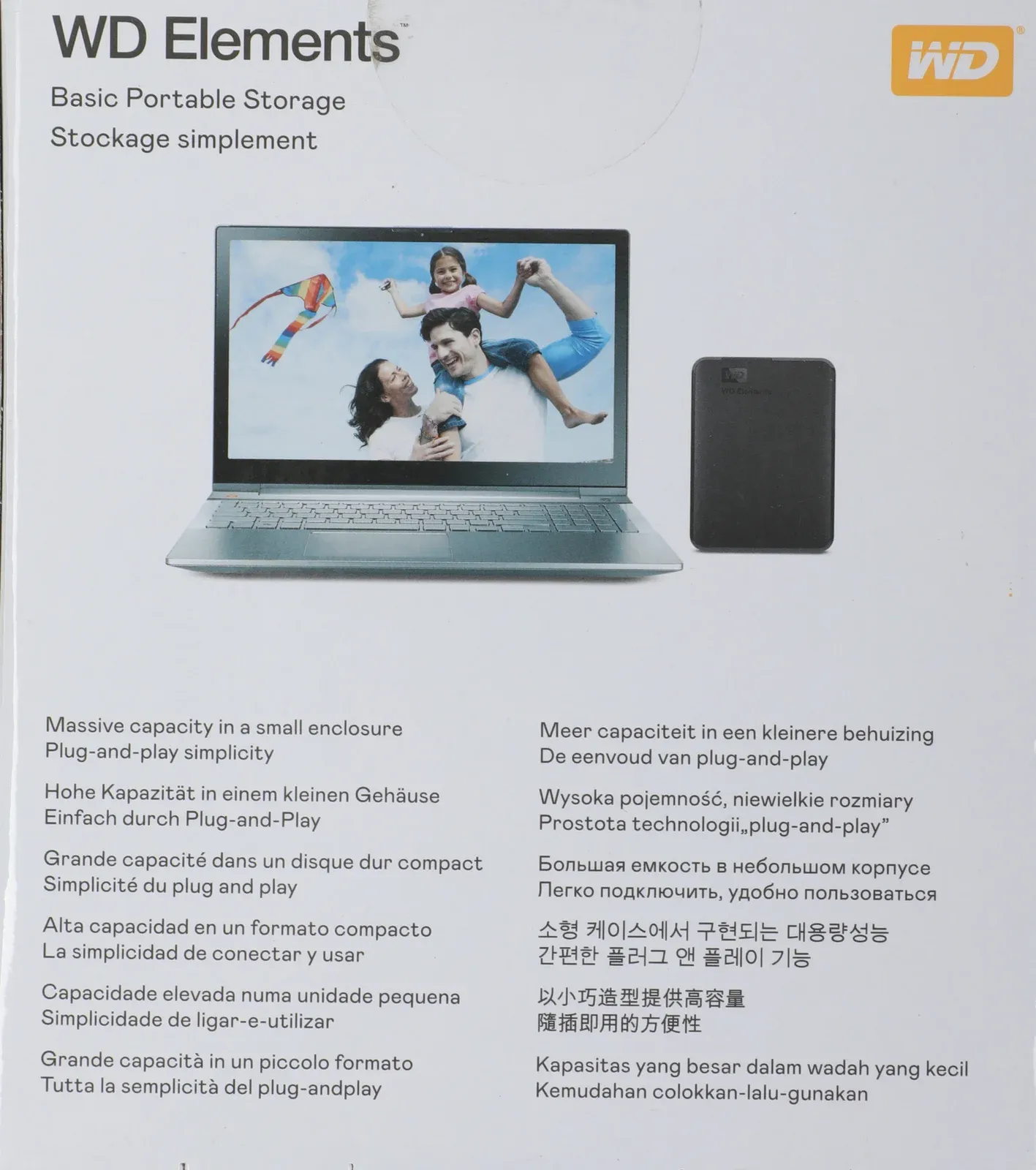 USB WD WDBU6Y0040BBK-WESN черный - фото 3