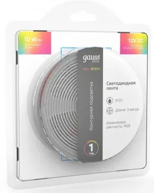 Лента светодиод. Gauss Basic 3м BT054 - фото 4
