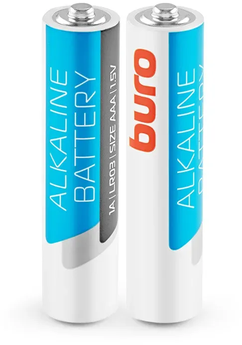 Батарея Buro Alkaline LR03 AAA 2шт блистер - фото 5