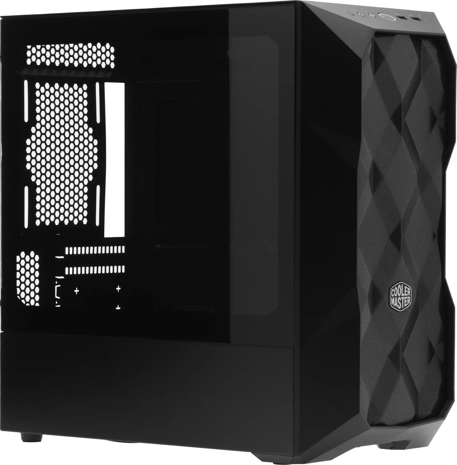Корпус Cooler Master MasterBox TD300 Mesh черный без БП mATX 4x120mm 4x140mm 2xUSB3.0 audio bott PSU - фото 4