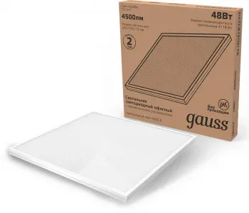 Светильник Gauss 842123245 48Вт 4000K белый - фото 8