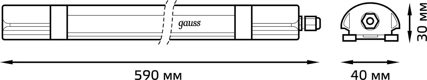 Светильник Gauss Ultracompact 143424318 18Вт 6500K белый - фото 2