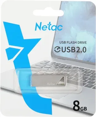 Флеш Диск Netac 8Gb U326 NT03U326N-008G-20PN USB2.0 серебристый, 8 ГБ - фото 7