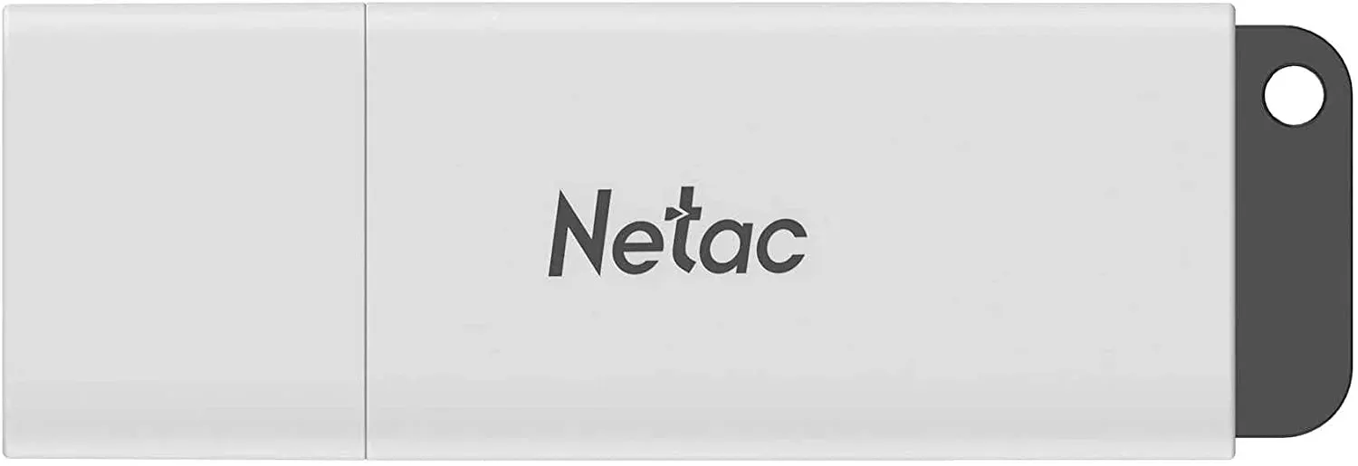 Флеш Диск Netac 8Gb U185 NT03U185N-008G-20WH USB2.0 белый, 8 ГБ