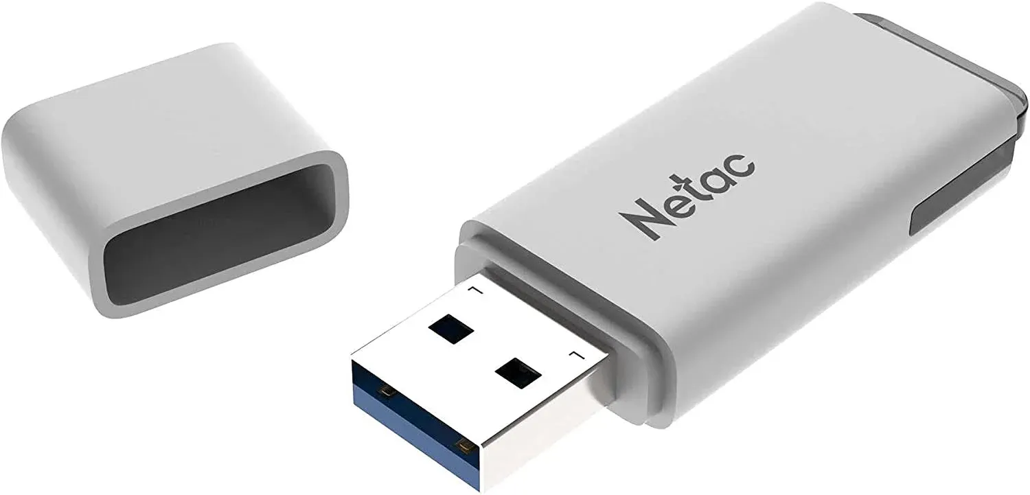 Флеш Диск Netac 8Gb U185 NT03U185N-008G-20WH USB2.0 белый, 8 ГБ - фото 3