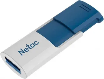 Флеш Диск Netac 16Gb U182 NT03U182N-016G-30BL USB3.0 синий/белый, 16 ГБ - фото 3
