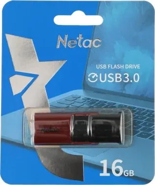 Флеш Диск Netac 16Gb U182 NT03U182N-016G-30RE USB3.0 красный/черный, 16 ГБ - фото 8