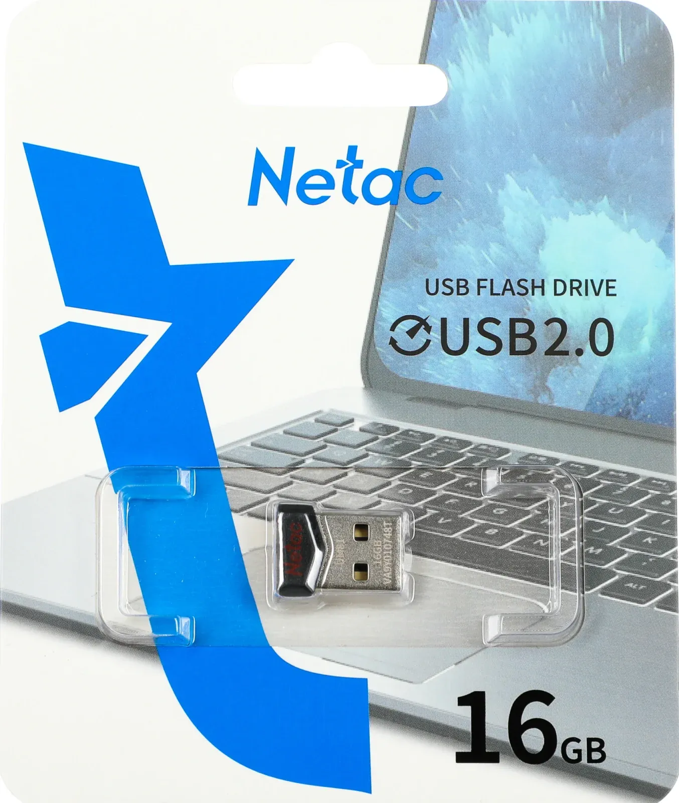 Флеш Диск Netac 16Gb UM81 NT03UM81N-016G-20BK USB2.0 черный, 16 ГБ - фото 2