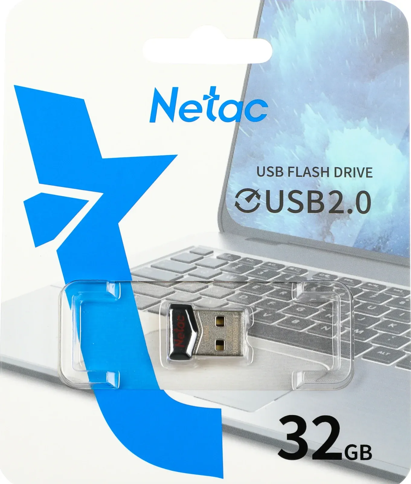 Флеш Диск Netac 32Gb UM81 NT03UM81N-032G-20BK USB2.0 черный, 32 ГБ - фото 2